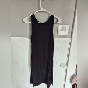 Time and Tru Black Sleeveless Maxi Dress